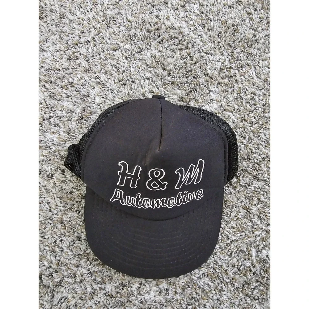 Vintage H&M Automotive‎ Mesh Back Trucker Snapback Calhead
